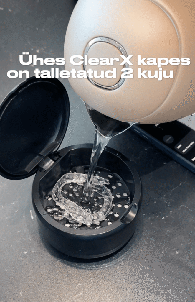 Ravilugu, ClearX ortodontilised kaped, kaperavi